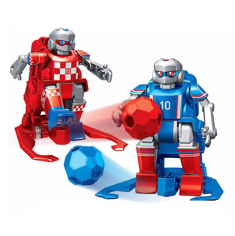 

Арена для 2 игроков, боевой радиоуправляемый футбольный робот, электрический стол, настольная игра для футбольного матча, дистанционное управление, футбольный робот, игрушка