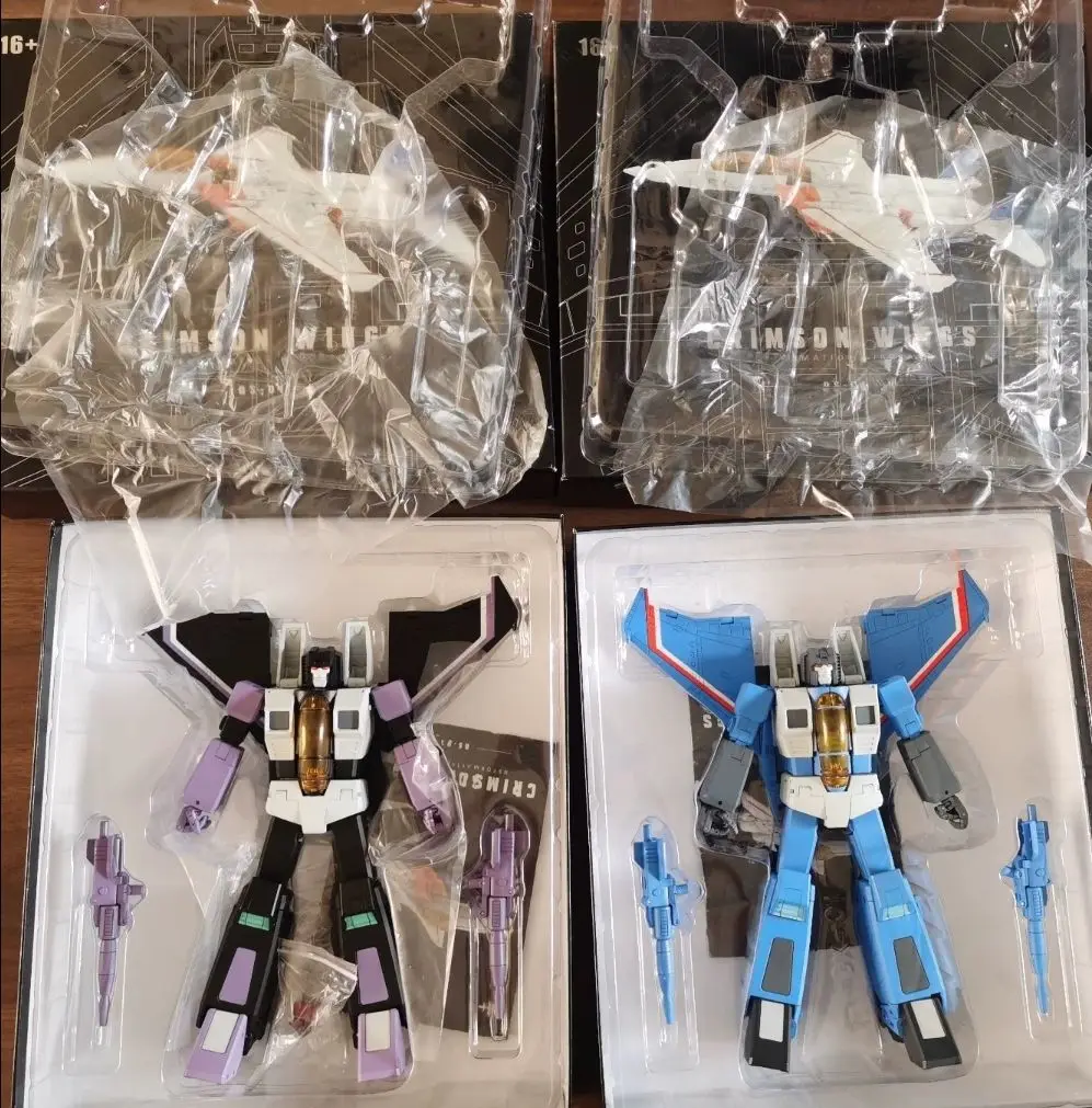 Jouet de transformation pour avion Squad DS01R, figurine d'action violette Upheaval, modèle cadeau de collection, en Stock