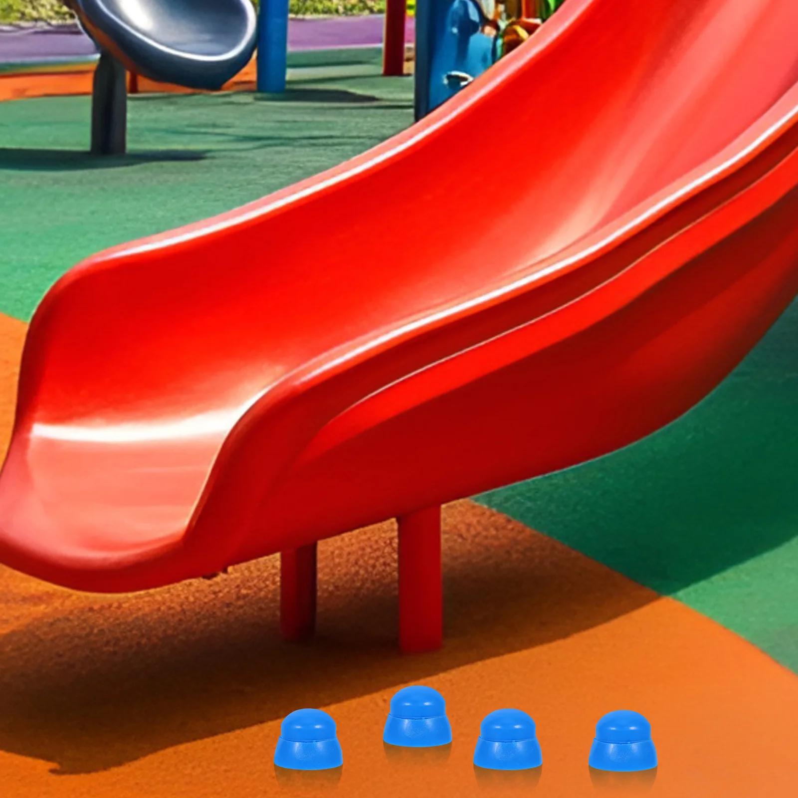 

10Pcs Playground Nut Caps Plastic Bolt Covers Safety Protection for Playground Equipment Parts Screw Bolt Covers