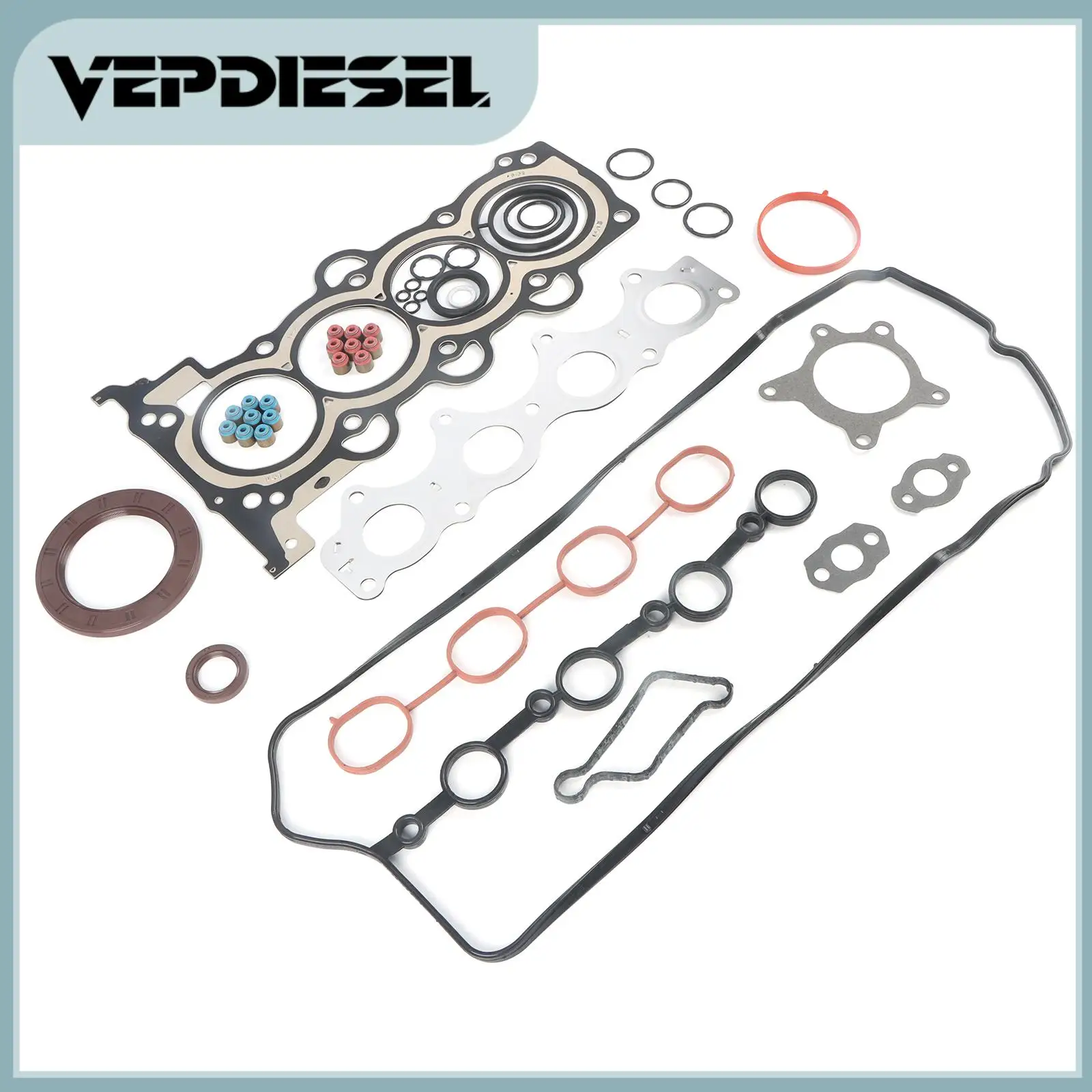 G4FD Engine Overhaul Gasket Kit for Hyundai Accent i30 i40 Tucson Kia K3 Rio Soul Sportage 1.6L 09-2020 20910-2BB03 28411-2B600