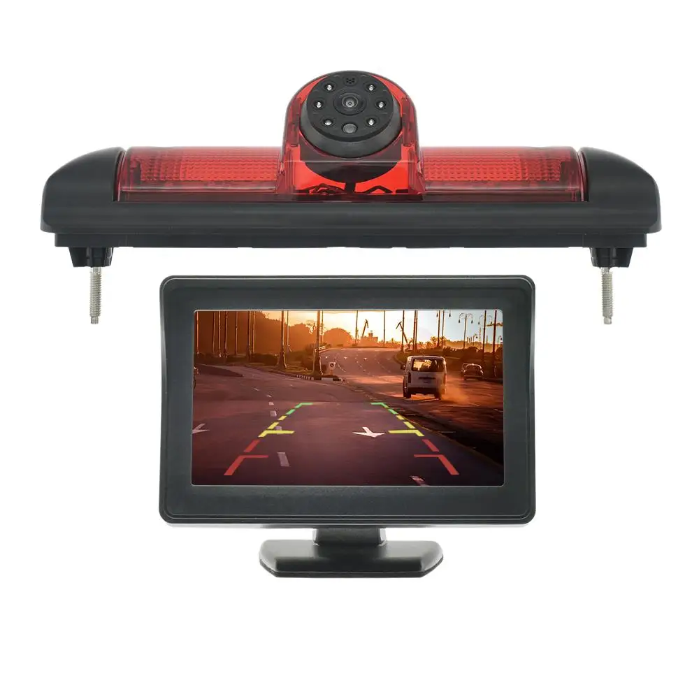 

AHD 1080P170 Degree Car Rear View Camera Brake Light 4.3 Inch Monitor for FIAT Ducato CITROEN Jumper PEUGEOT Boxer 2006-2015