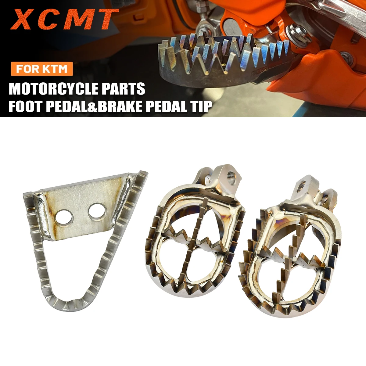 

Motorcycle Accessories Titanium Alloy Pedal Brake Lever Tip For KTM XC XCF EXC EXCF SX SXF 65-530 2014-2024 For KTM 690-1290