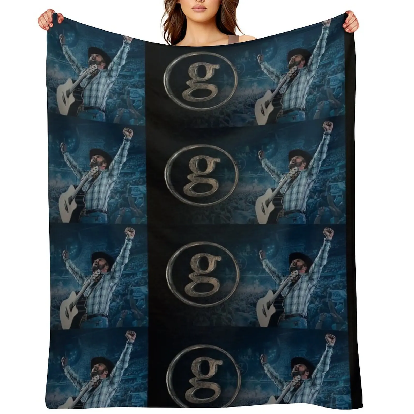 Garth Brooks stadium tour mur6 2019 kel Manta decorativa para sofá, regalos de Navidad, mantas decorativas para sofá de marca de lujo