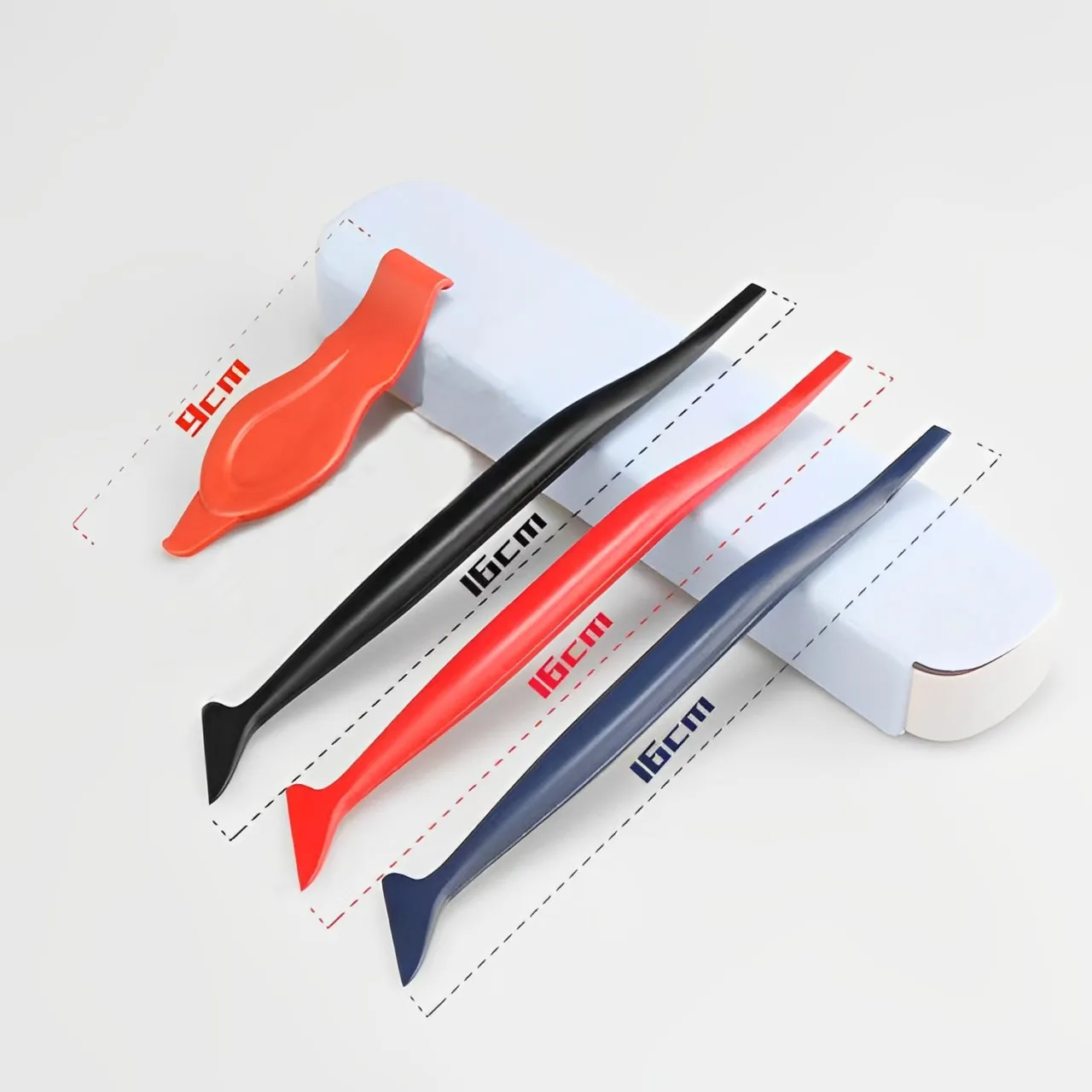 Car Stickers Hardness Wrap Vinyl Tools Micro Squeegee Scraper Car Micro Gasket Squeegee Car Film Wrapping Scraper Accessories