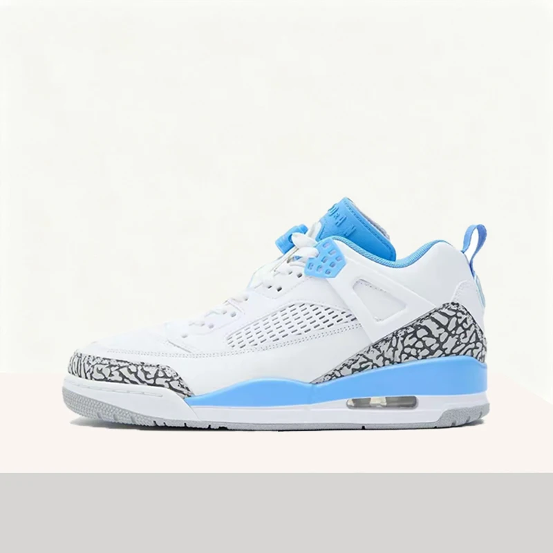 

Nike Jordan Spizike LOW “UNC” Comfortable, Versatile, Durable Low-Top Fashionable Retro Basketball Shoes Unisex White FQ1759-141