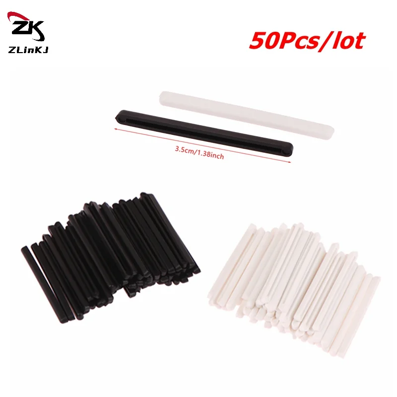 

50Pcs/lot White Black Plastic Pet Clipper Blade Parts Replacement Blade Guides Pet Clipper Blade Accessories