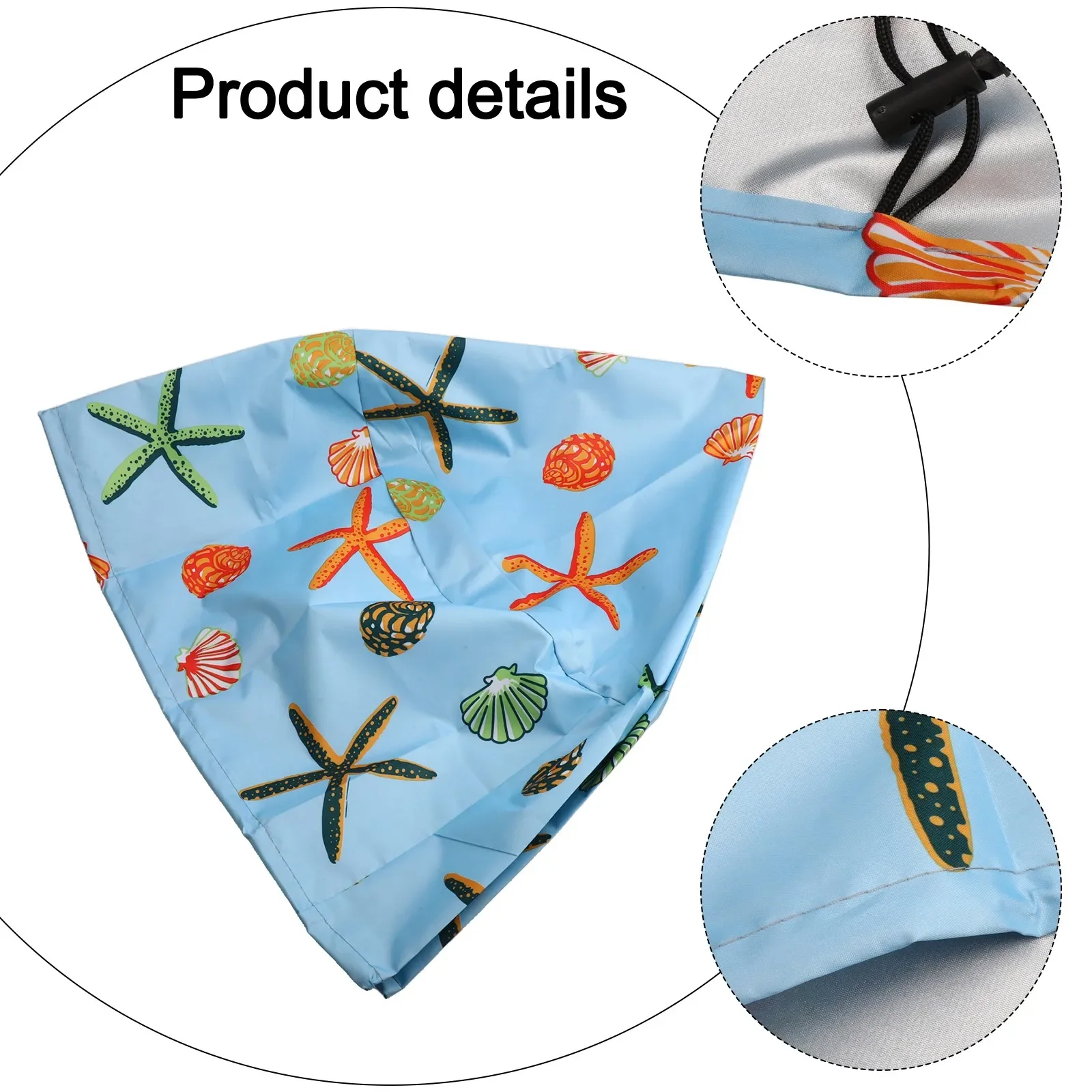 

Round Swimming Pool Cover to Shield Against Leaves and Dirt User Friendly Design with Drawstring Closure for a Tight Fit