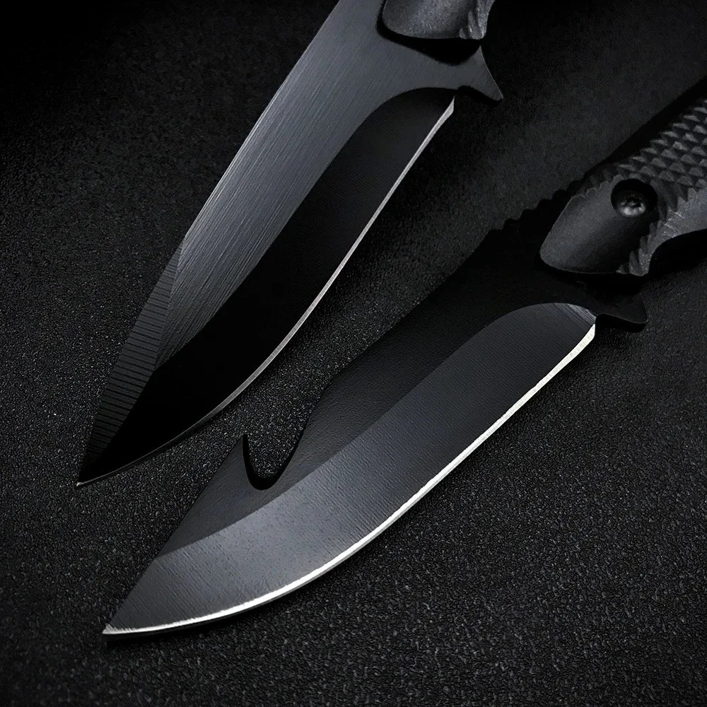 1 Stück Multifunktionales Outdoor-Messer mit feststehender Klinge für Camping, Dschungelklettern, Wandern, Angeln, Gerade Messer, EDC-Multitools, Geschenke – Detail 2