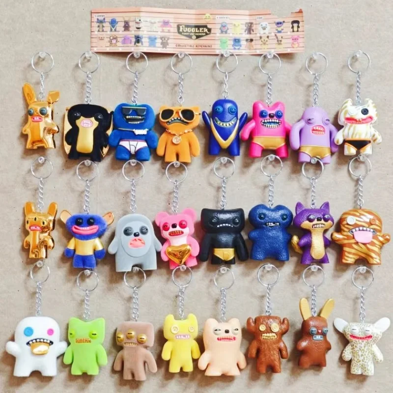Hot Genuine Fuggler Funny Ugly Monster Series Vol.3 Blind Box Keychain Cute Weird Pendant Creative Trendy Toy Girl Festival Gift