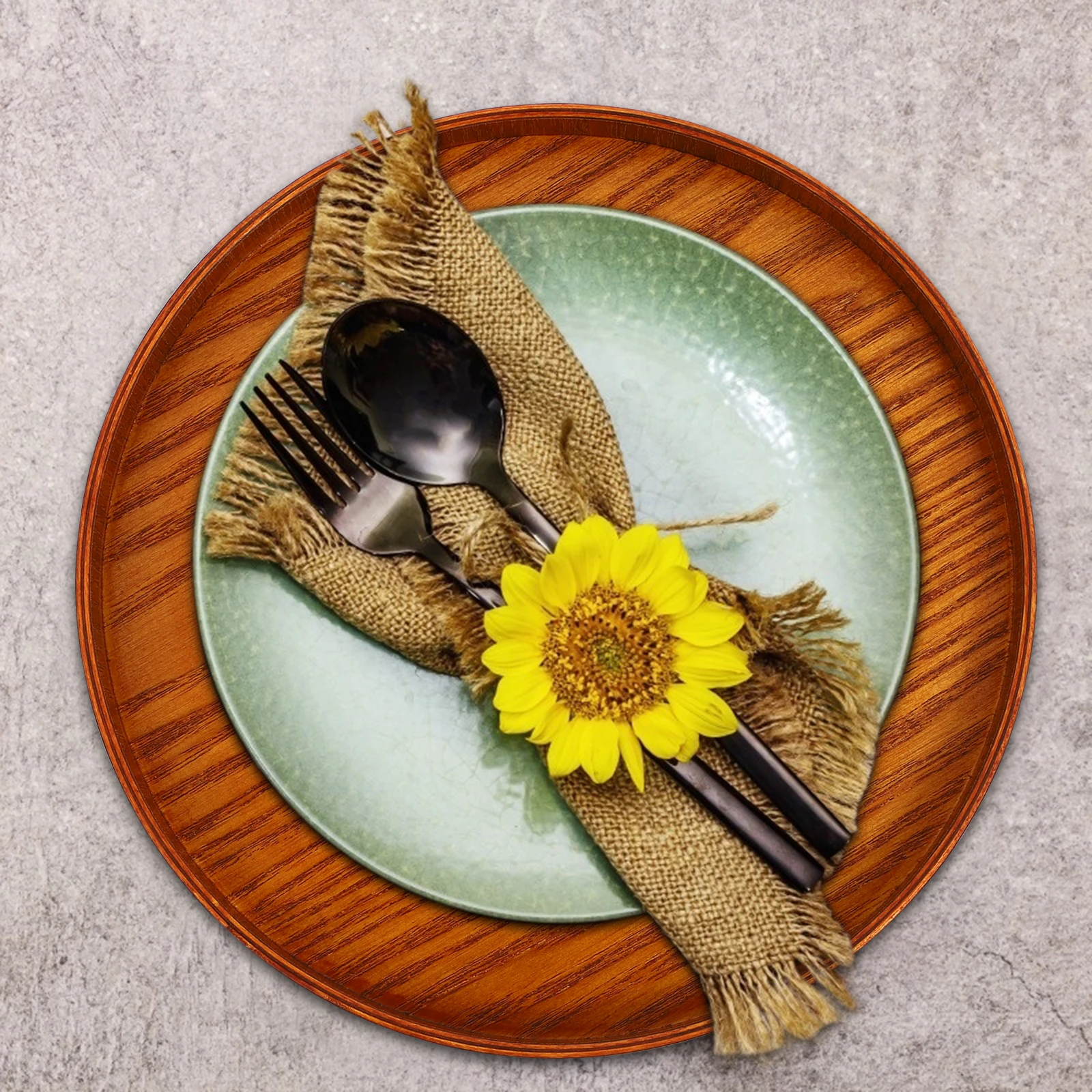

1Pc Wooden Plate Fruit Tray Dinner Plate Environmentally Safe MultiPurpose Snack Serving Tray Kitchen Accessories