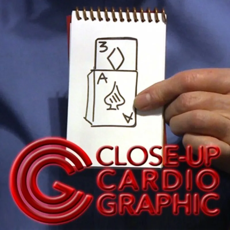 Cardiographic (Mini Version) Magic Tricks Rise Card Prediction Magia Magician Close Up Stage Illusions Gimmicks Mentalism Props