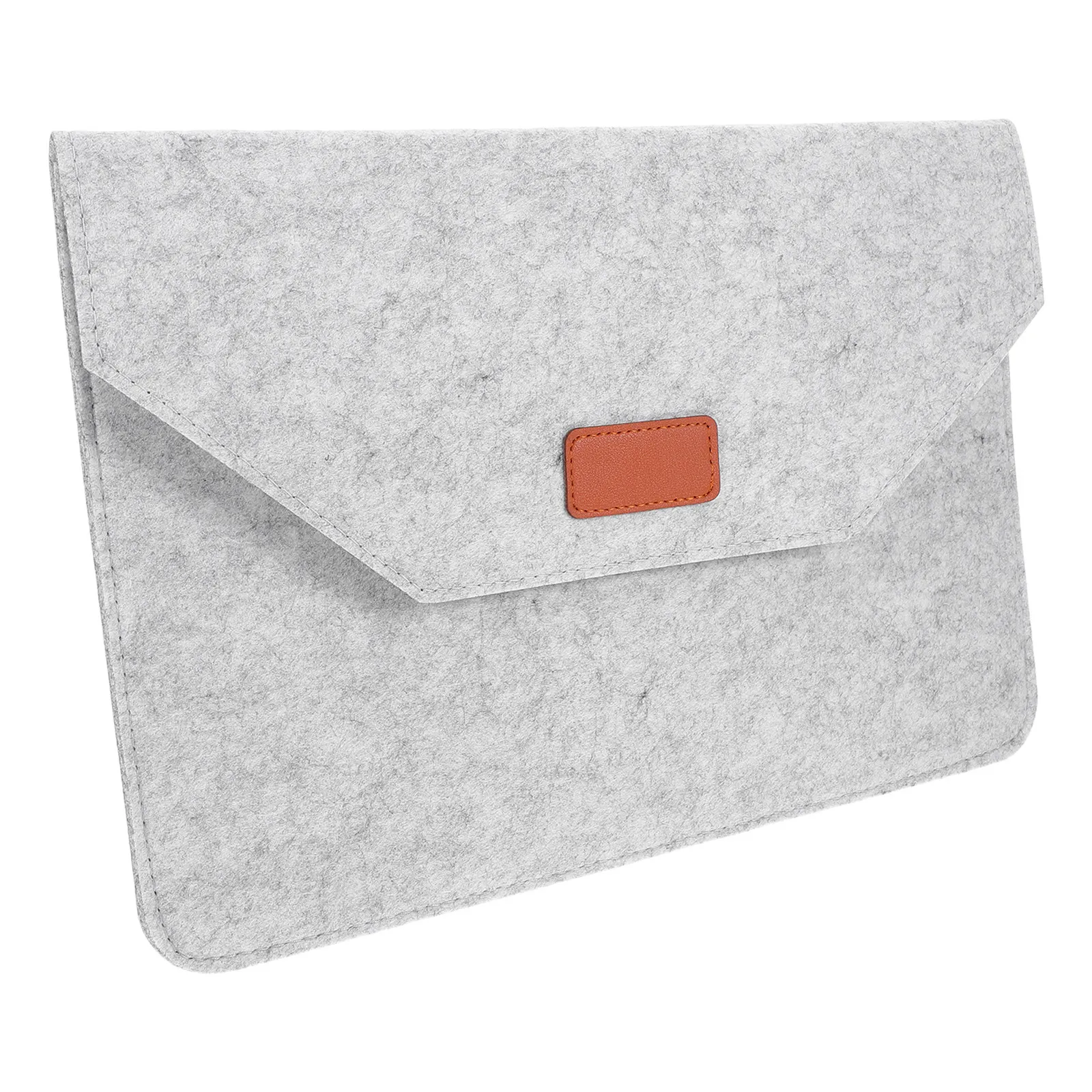 1Pcs Elegant Felt Laptop Bag Slim Protective Pouch for 13.3 Inch Laptop Notebook Lining Anti-Slip Organized Carry