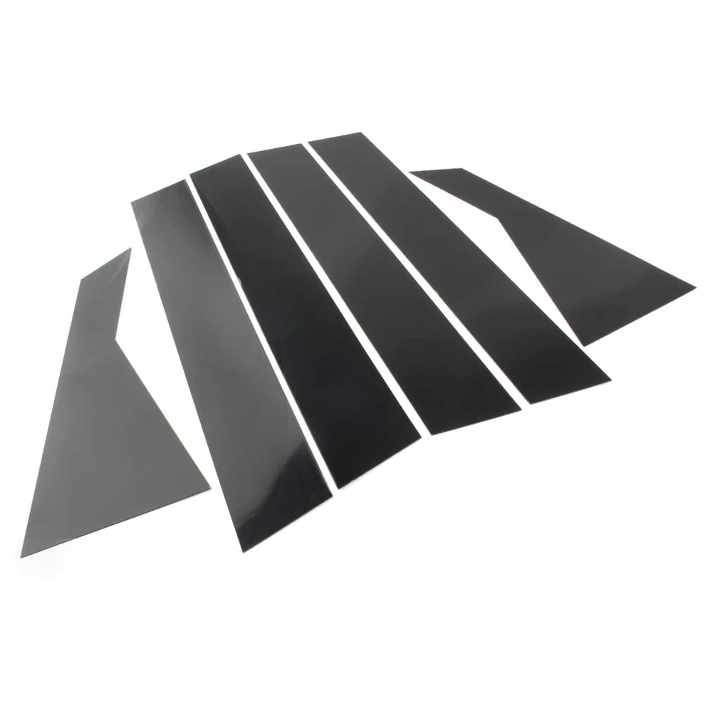 AMAW Car Pillar Posts Door Window Trim Moldings Anti Scratch Stickers for KIA Forte K3 2019-2022 Accessories Glossy Black