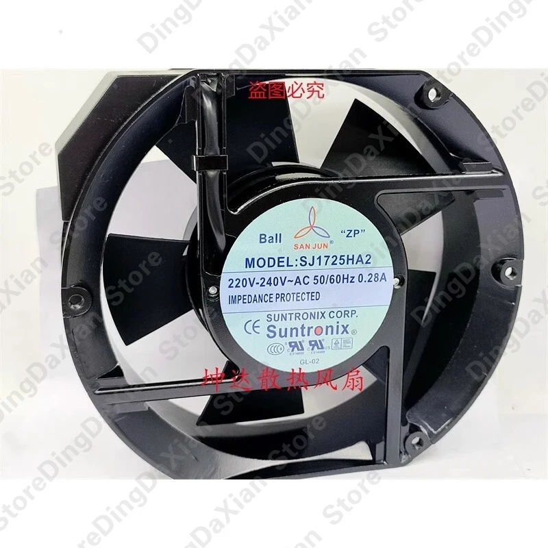 

D+FOR SANJU SJ1725HA2 220V 0.28A 17CM Cooling Fan 1PCS