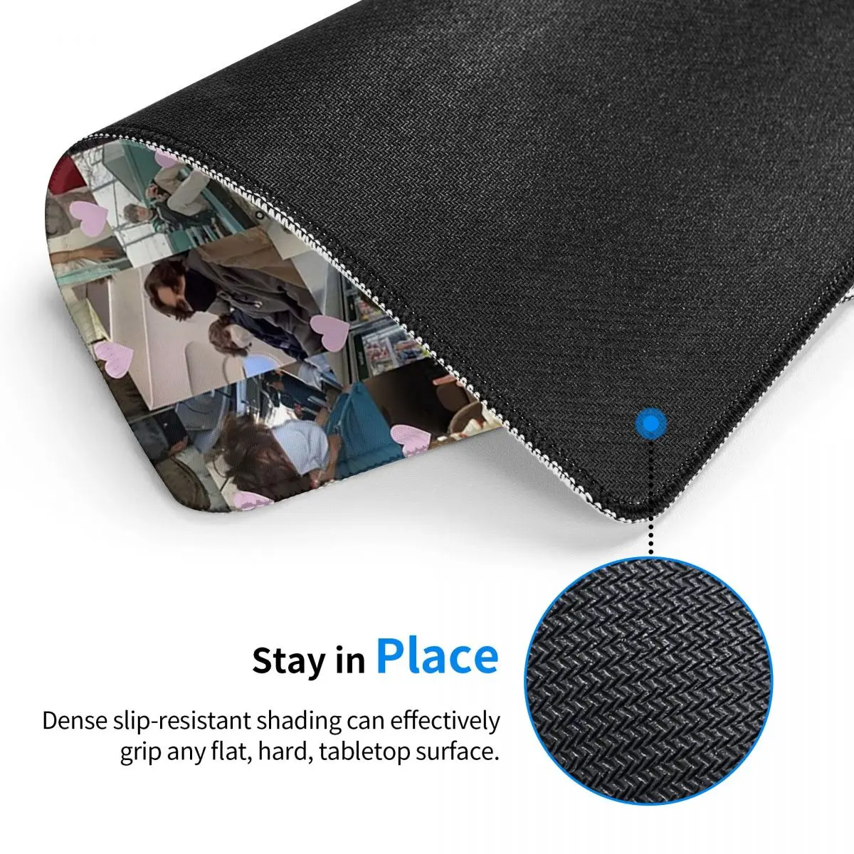 Sturniolo Triplets Cute Collage Mouse Pad Computer Keyboard Mouse Mat Gamer PC Laptop Desk Mat Office Accessories Table Mats