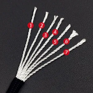 550 Paracord Military, 7 Strand 4 mm, taktisches Fallschirmschnur, Campingzubehör, Überleben im Freien, DIY -Armband -Schnur im Freien 8 Hauptdurchführungsverkäufe der Armee - №4