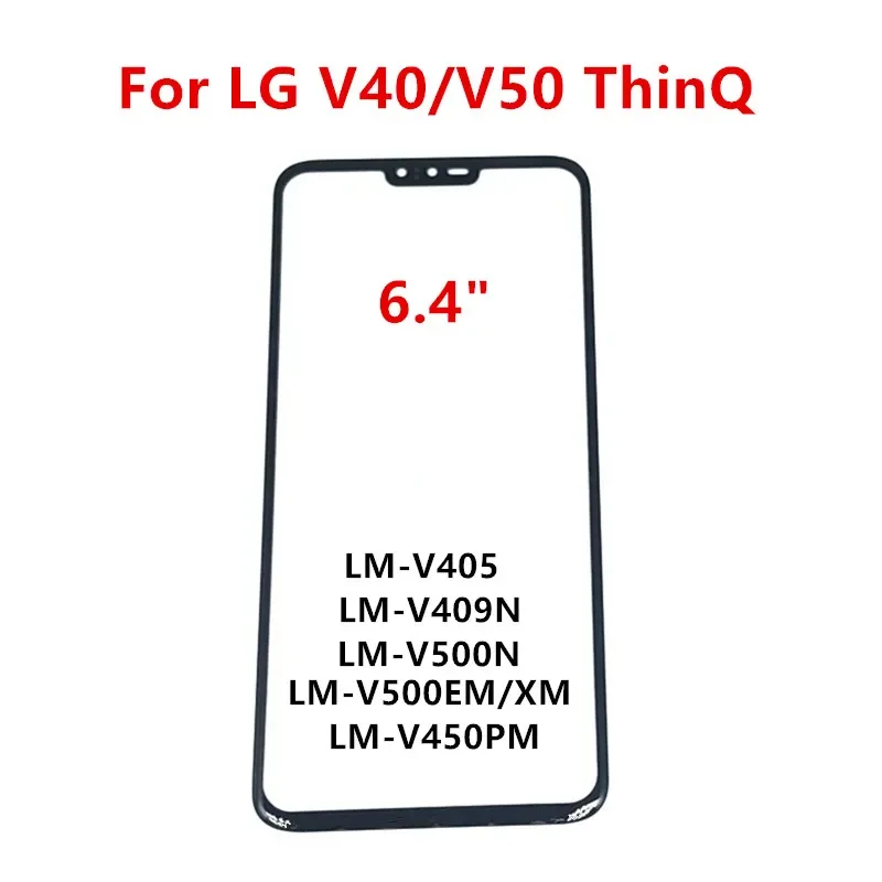 Outer Glass For LG Velvet 5G G9 G8 Wing V40 V50 ThinQ V30 LCD Display Front Touch Screen Panel Repair Replace Parts