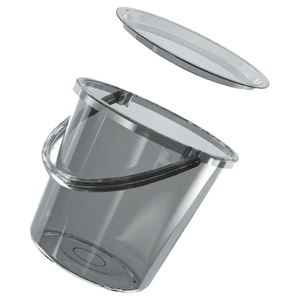 

Large Capacity Water Bucket 23L Transparent with Lid Handle for Bathroom Kitchen Dormitory Plastic Storage Portable