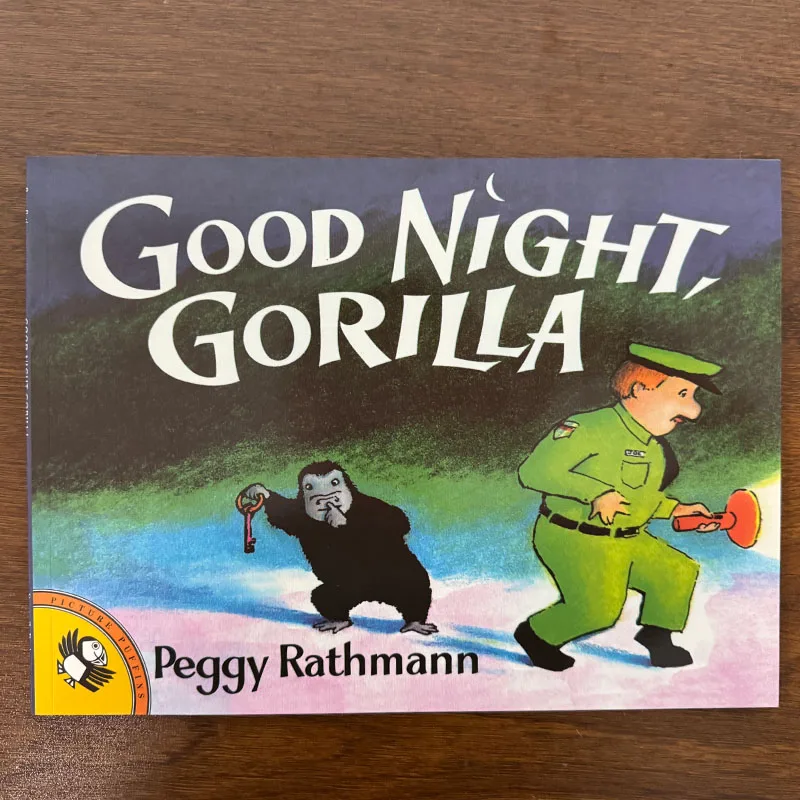 Good Night, Gorilla by Peggy Rathmann Kids Picture Book English Bedtime Story for Toddlers Preschool Early Education