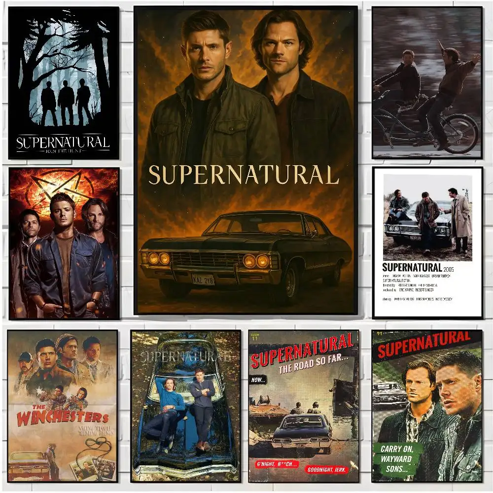 

Supernatural Movie Nordic Poster HD art poster for home living room bar office decoration sticky, waterproof