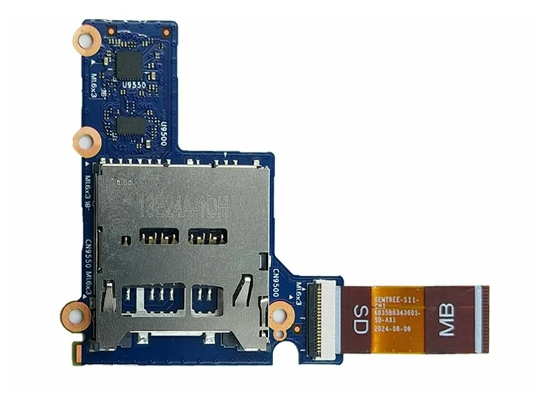 Built-in SD Card Reader Board SD Slot for HP Laptops, PN: 6050A3602201