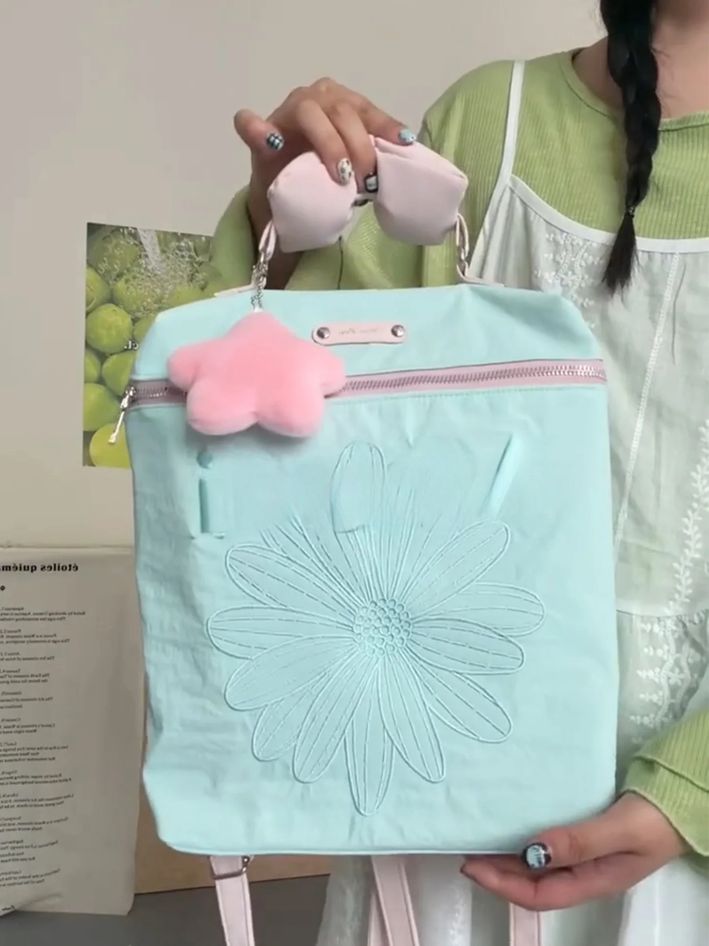 elegant-embroidered-large-capacity-women's-backpack-commuter-bag-casual-style-double-shoulder-strap-daily-use-backpack