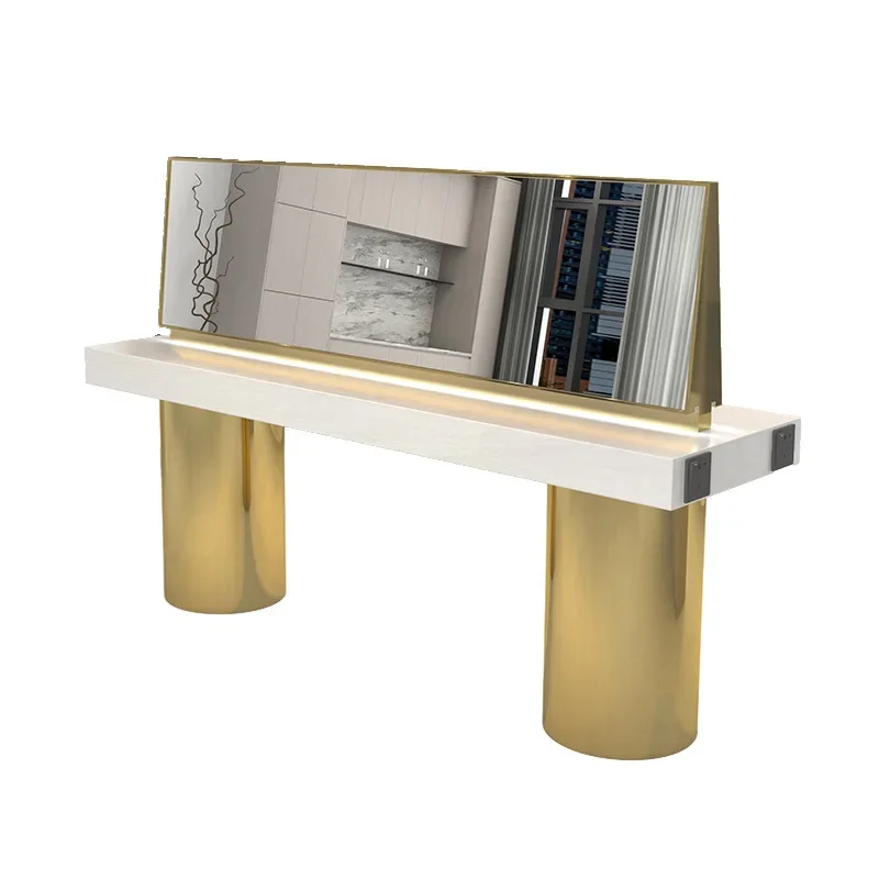 Barber mirror, hairdressing shop single and double-sided perm, dye and cut hair mirror
