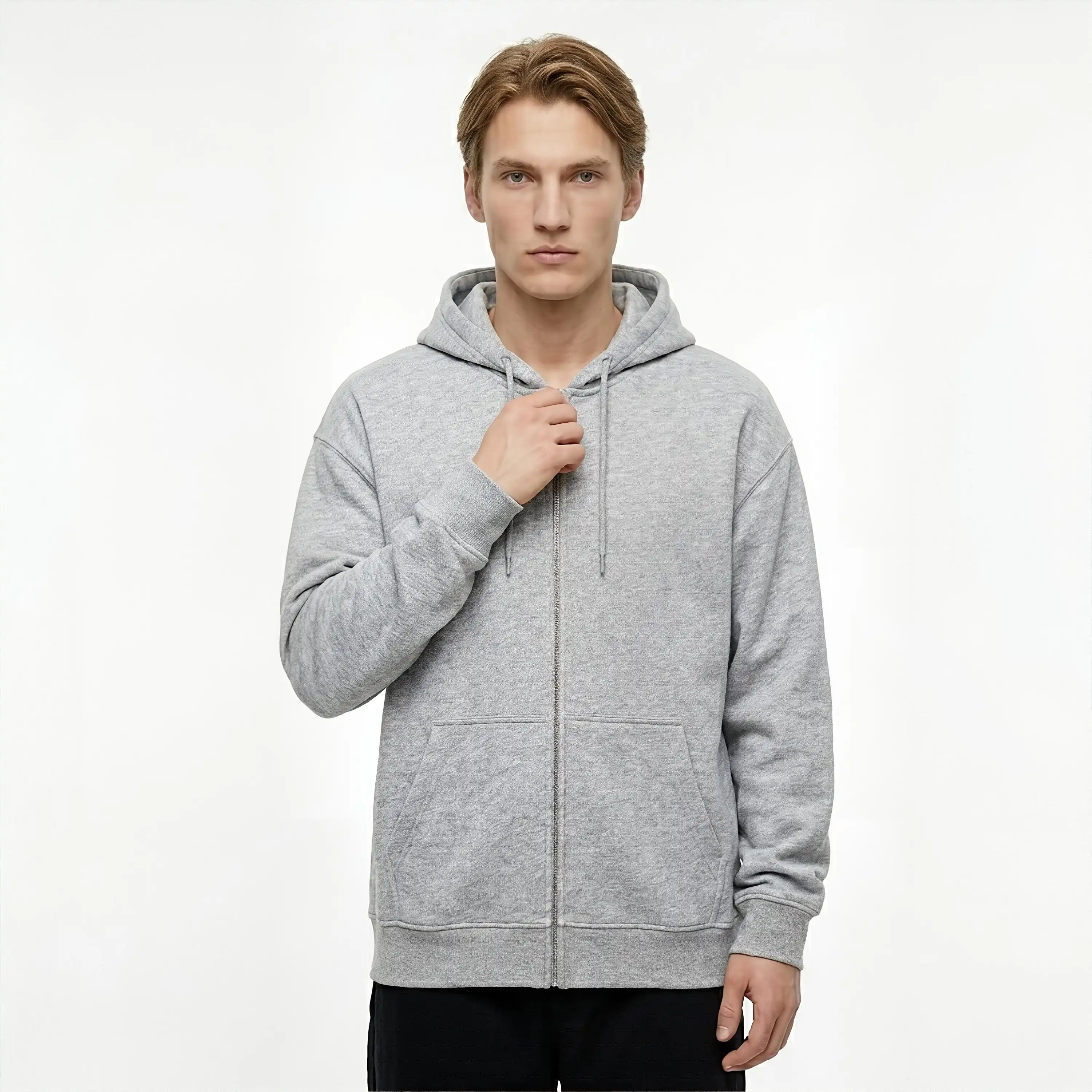 Simon Henriksson Cry of Fear Hoodie | Survival-Horror-Cosplay-Sweatshirt | Unisex Grauer Zip-Up Gamer Merch – Detail 5