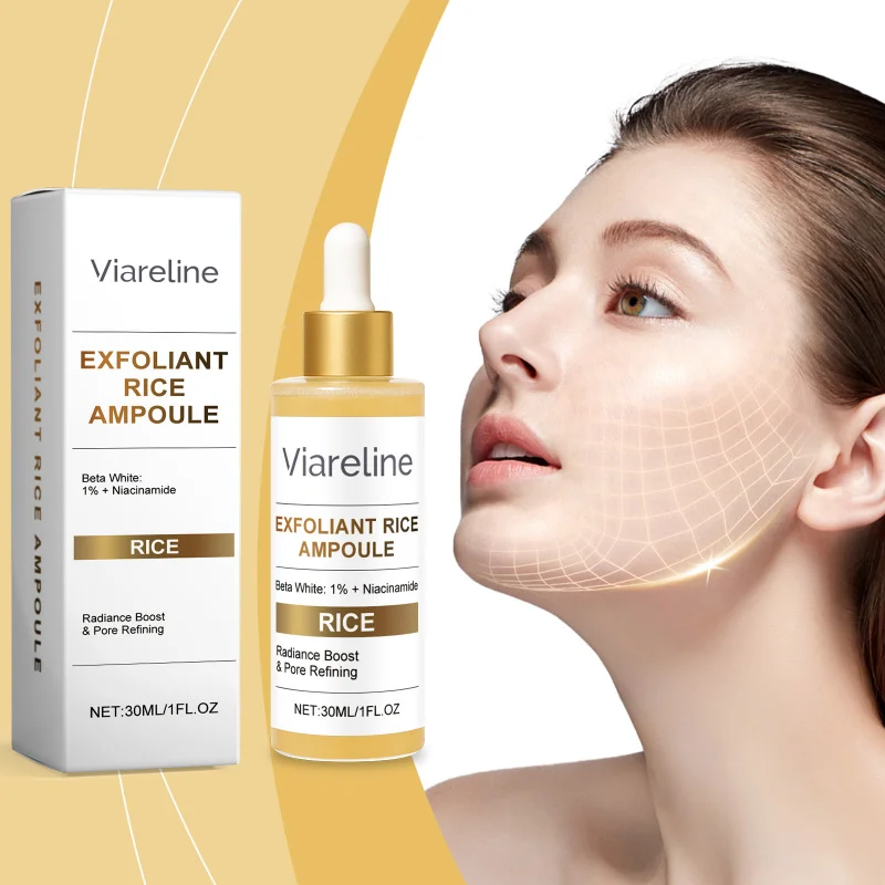 

Exfoliating Rice Essence Serum, Gently Hydrates & Moisturizes, Refines & Minimizes Pores, Facial Essence For Smooth Skin