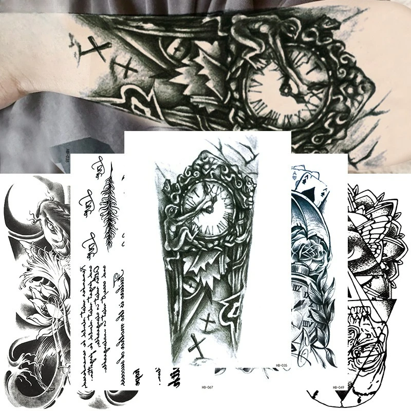 

Small full arm Temporary Tattoos,Tattoo Stickers,Waterproof Long-Lasting,Fake Tattoo,body art for men and women