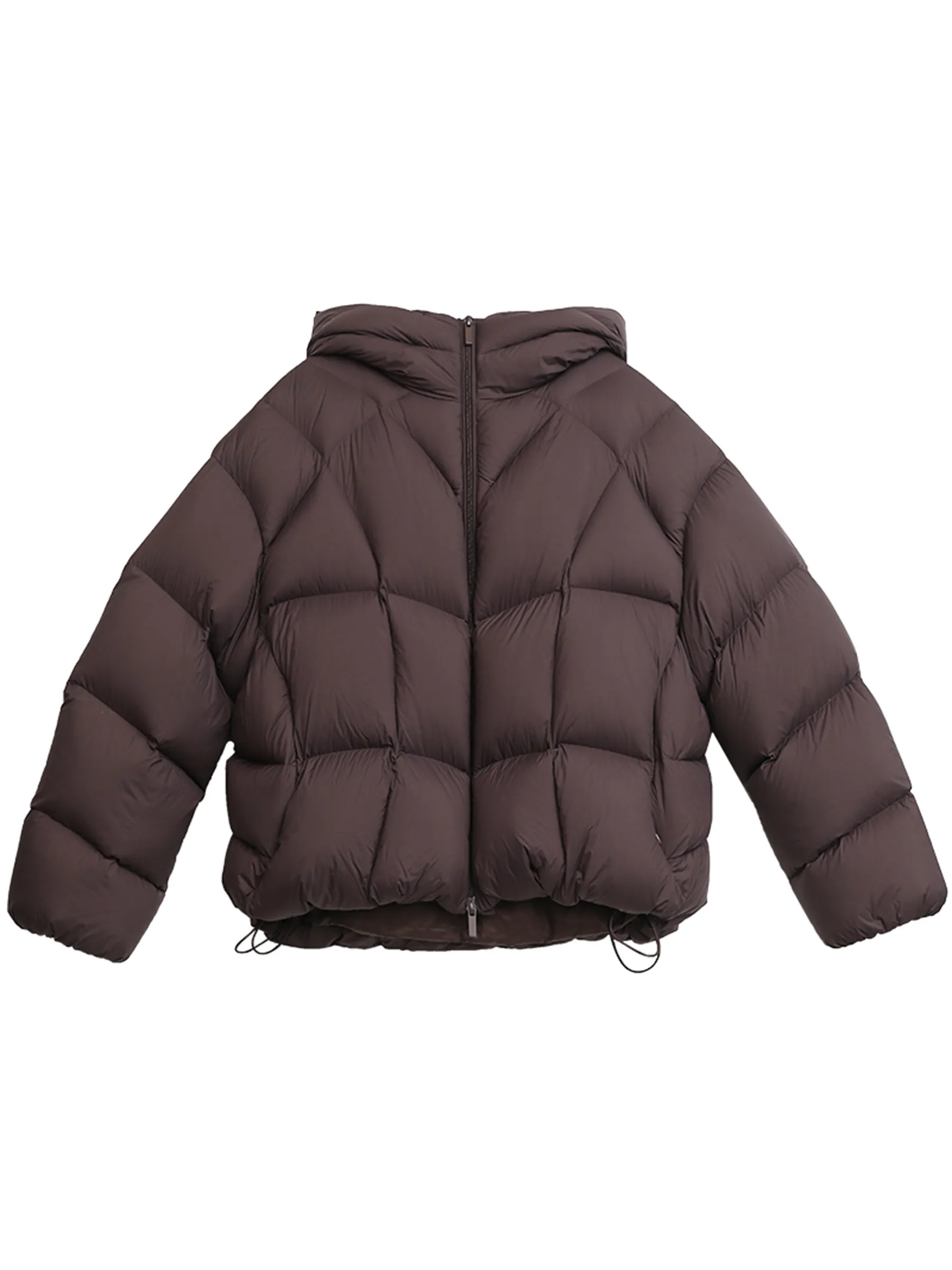 Chique ven mulheres jaquetas moda casual com capuz sólido macio pato branco para baixo casacos senhora solto curto casaco quente outono inverno 2025