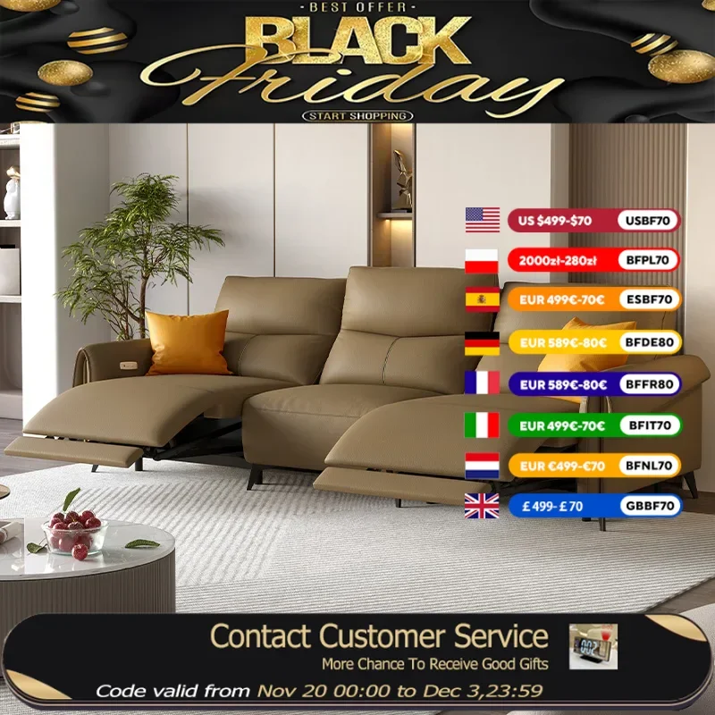 

Waterproof European Living Room Sofas Big Size Unique Recliner Electric Sofa Nordic Designer Divani Per Soggiorno Furniture Home