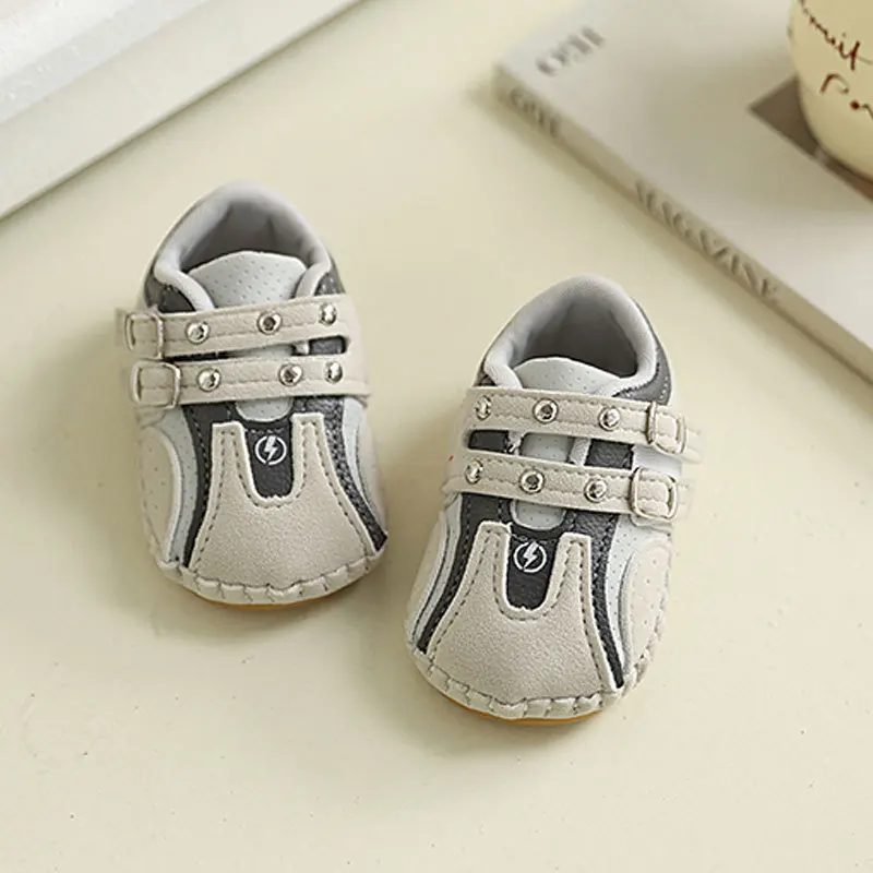 Bebe 2026 Autumn New Baby First Walkers Retro Versatile Kids Casual Shoes Lightwe Comfort Girls' Flat Shoes Tudo Para Bebês