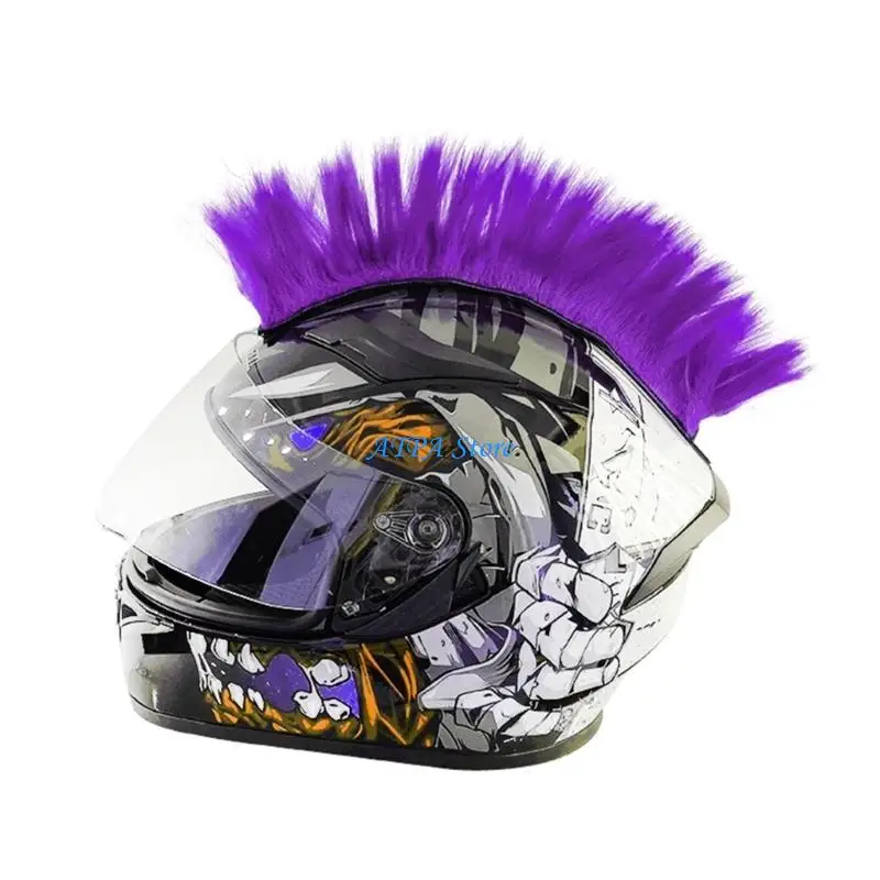 

U13C Scooter Helmet Hair Accessories Stickers Hair Patches Hairpiece