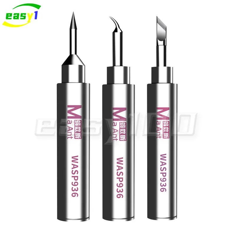 MaAnt Bumblebee Pro Series soldering iron head Solder Tip 900M Cutter head/Elbow/Straight pointed Set for Quick Soldering work