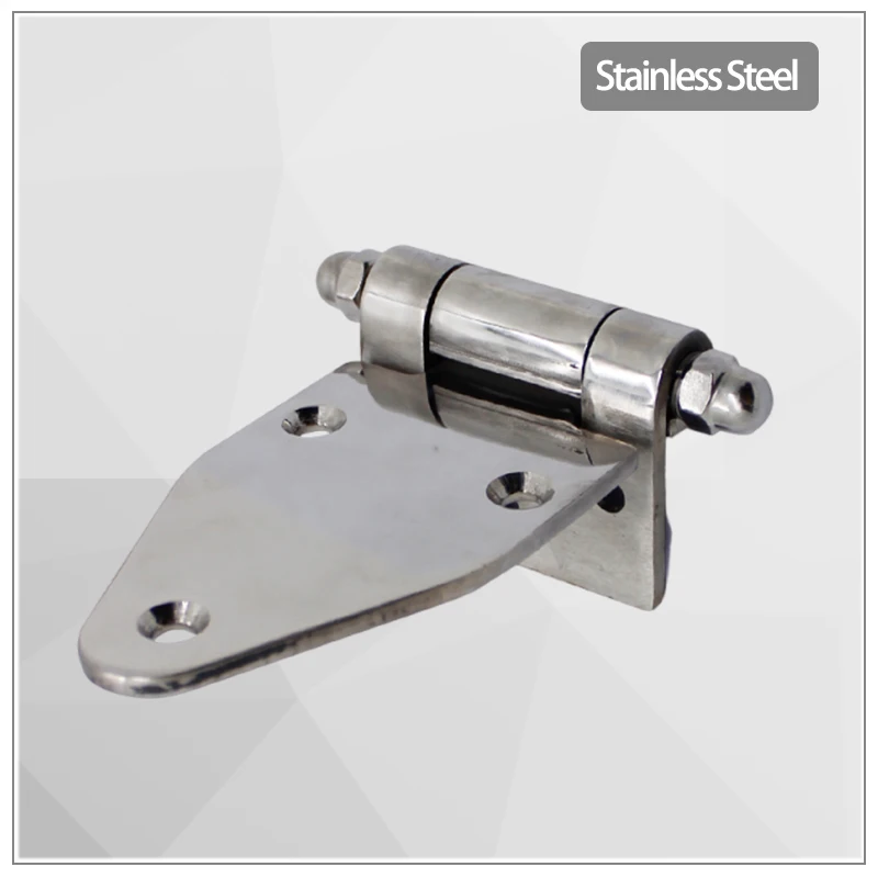 Heavy-Duty 304 Stainless Steel Automotive Equipment Box Door Hinge Industrial Machinery with Thickened Blade Bearing Durability