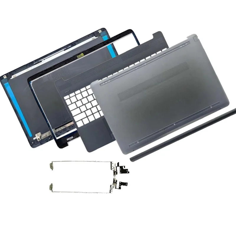 Repalce Cover Gray LCD Back Cover Front Bezel Palmrest Bottom Case Hinge For 250 G8 G9 255 G8 15-DW 15S-DY 15S-DU 15-GW TPN-C139