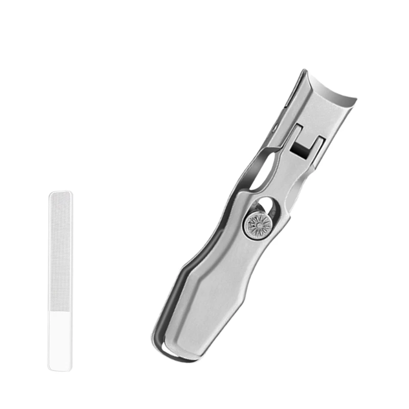 for Thick Nails Long Handle Large Wide Jaw Opening Cutter Splash Prevention Fingernail Trimmer