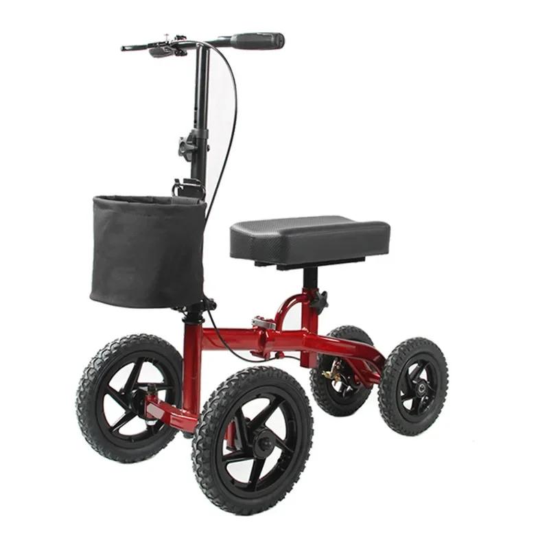 Guangxi Dynasty's New Portable Four-Wheeled Knee Walker for the Elderly Rehabilitation Disabilities Walker Rollator Category