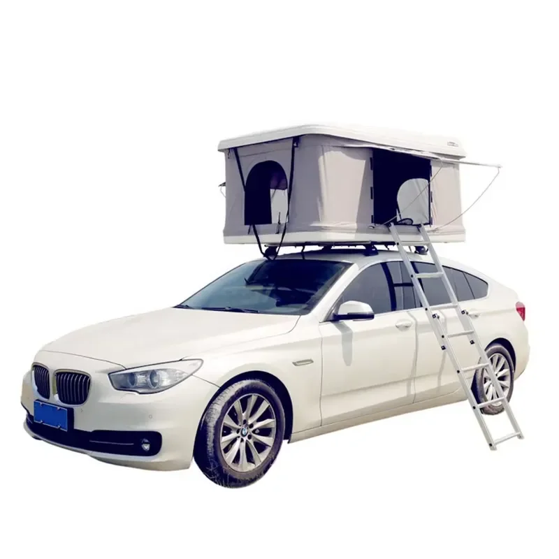 Hard Shell Rooftop Camping Tent for Pickup Truck Foldable Overland Roof Top Camper with Ladder for Extreme Weather Car Roof