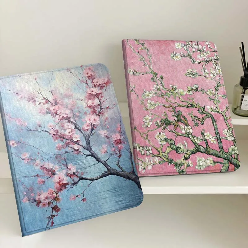 

Чехол для планшета с рисунком розовой вишневой ветки для Samsung Tab Galaxy S6 S11 A A7 A8 A9 A11 10.1 10.4 10.5 Plus Lite