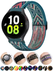 Bracelet élastique en nylon pour Samsung Galaxy Watch, 20mm, 22mm, Galaxy Watch 5, 4, 6, 3, Classic, Pro, Active 2, Gear S3, Huawei Watch 3, 4, 3 Pro Strap