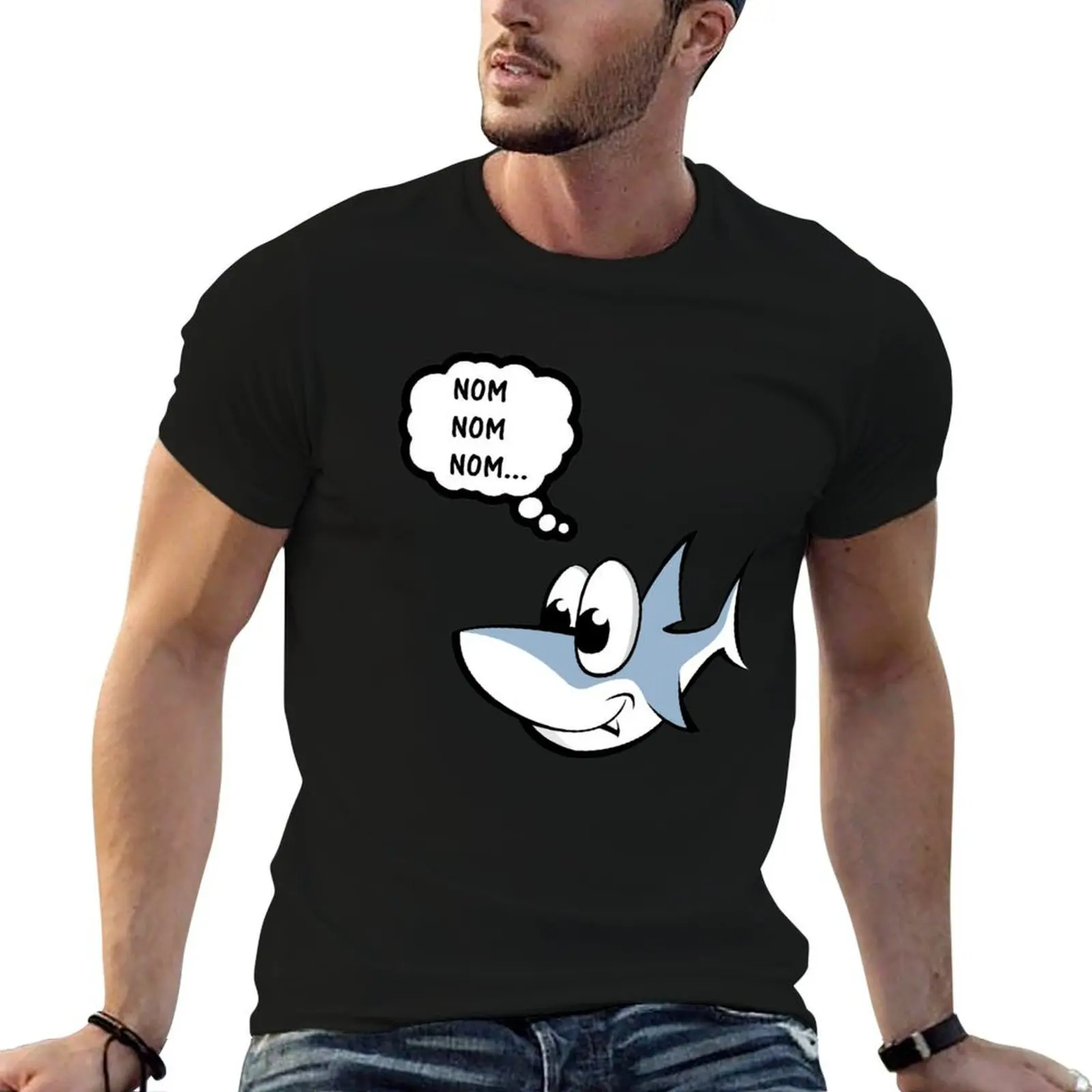 Sharkie T-Shirt topping anime tshirt mens t shirts