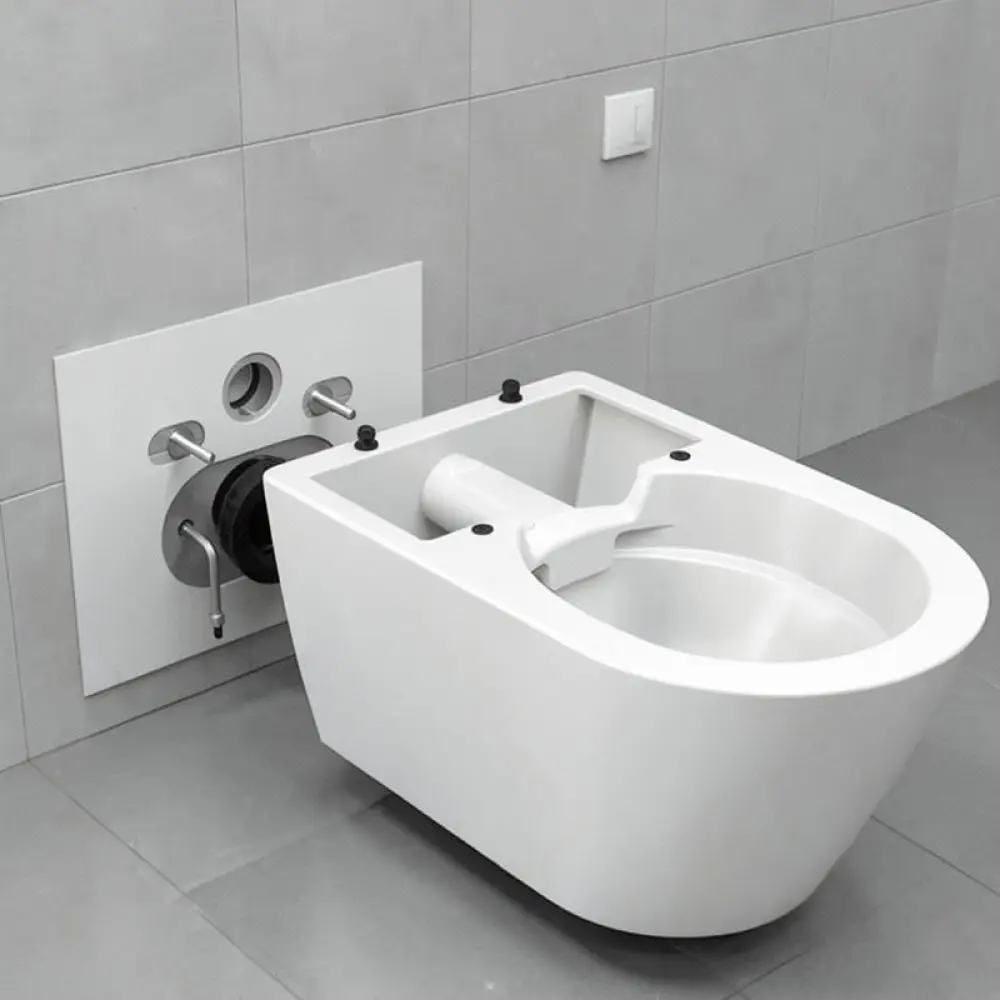 Wall Hung Toilet Waste Connector Pipe Drain Extension Hose Kit For For Deewell Hidden Cistern Bathroom Replacement Parts