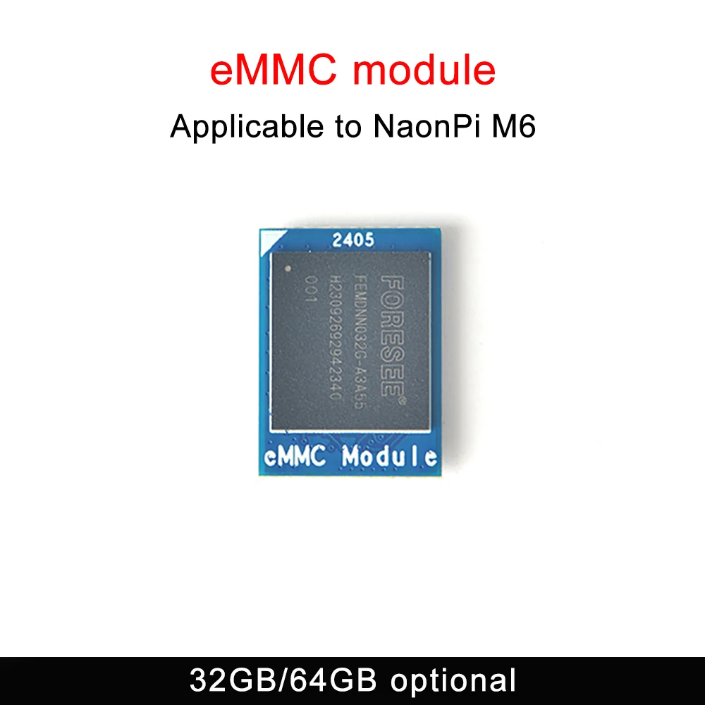 

eMMC Module for NanoPi M6 32GB/64GB Optional