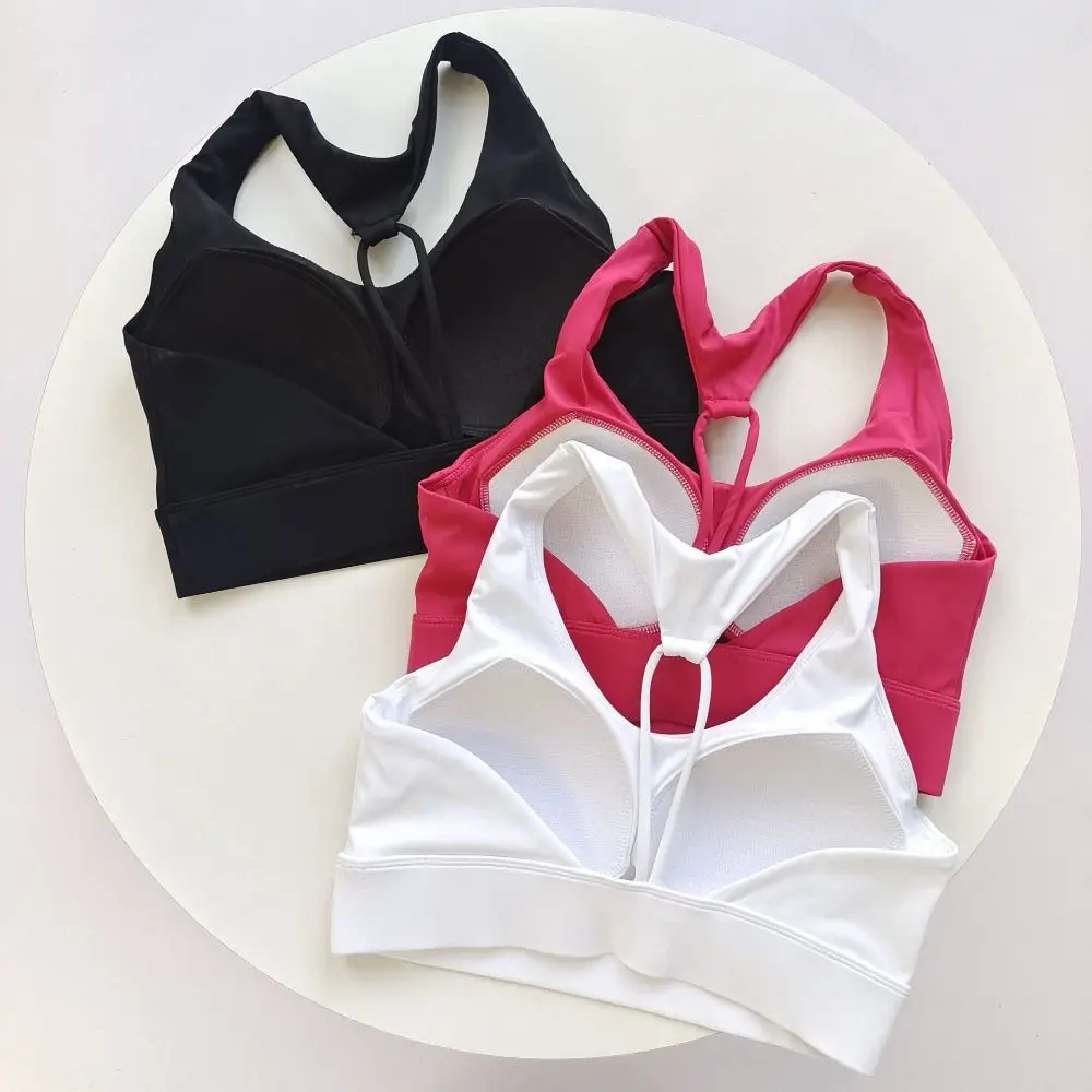 Quick-Drying Sports Bra Shock-Proof Anti-Sagging Support Anti Sagging Bra Back Design High-Intensity Support Yoga Fitness Bra