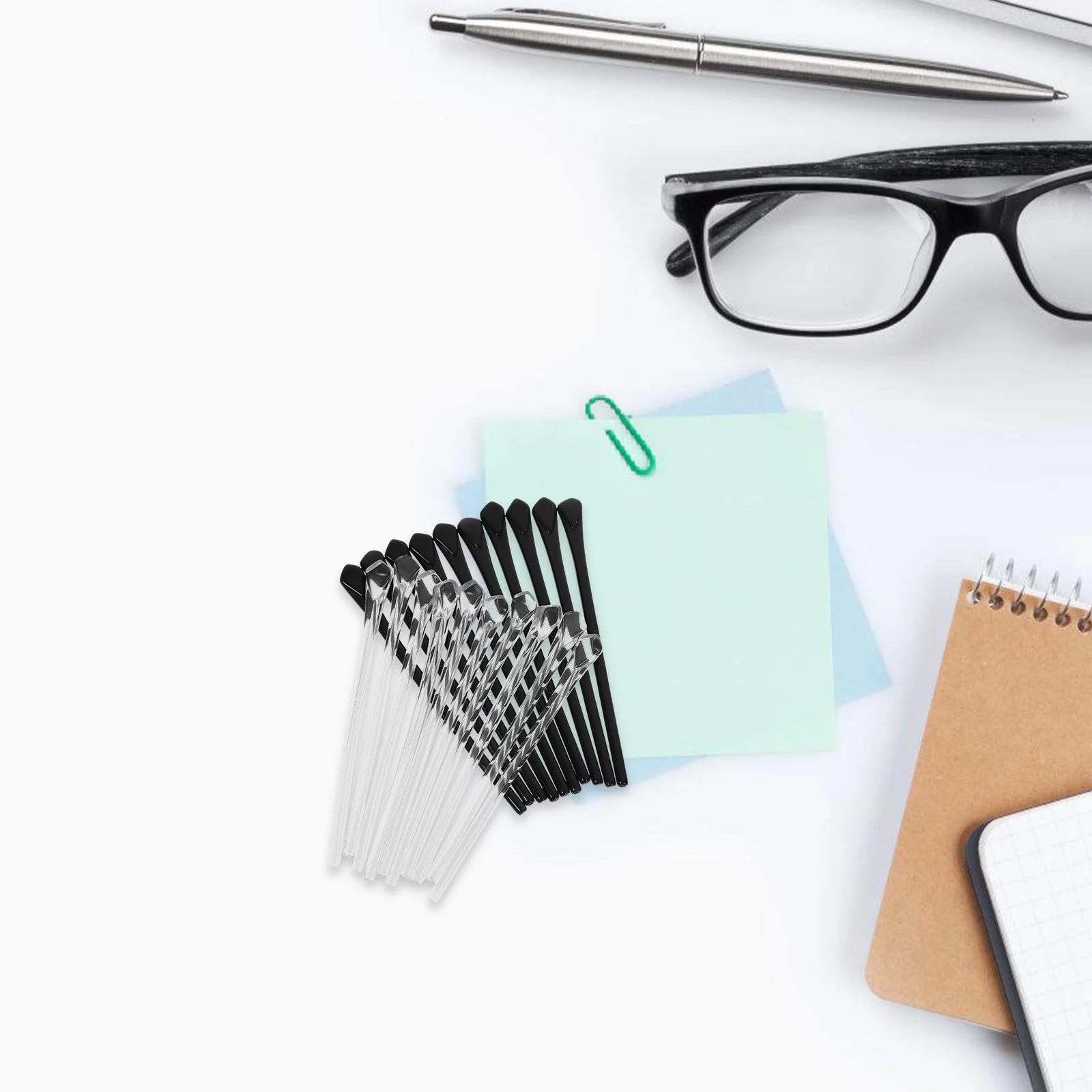 Eyeglass Temple Tips Antislip Vintage Style Dual Color Durable Universal For Metal Glasses Sunglasses Repair Kit Labor