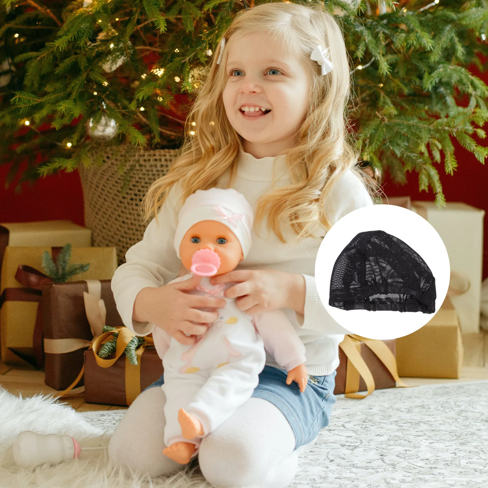 

2 шт. регулируемые защитные колпаки для волос, для укладки, рукоделия, изготовления кукол