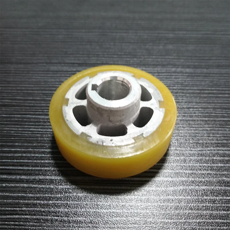 Yute Brothers Agilent SF-150/FRD-1000 Sealing Machine Accessories Yellow Rubber Wheel Press Wheel Rubber Wheel
