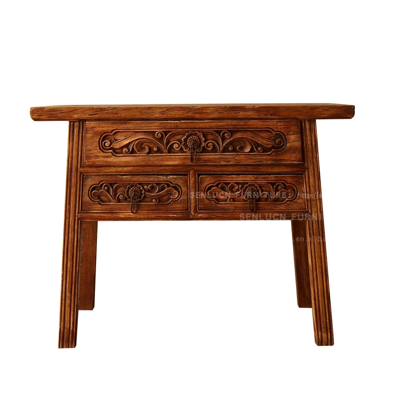 

Chinese Style Old Cabinet | Antique Carved Cabinet Recycling Folk Style Classical Ming And Qing Dynasty Scripture Cabinet